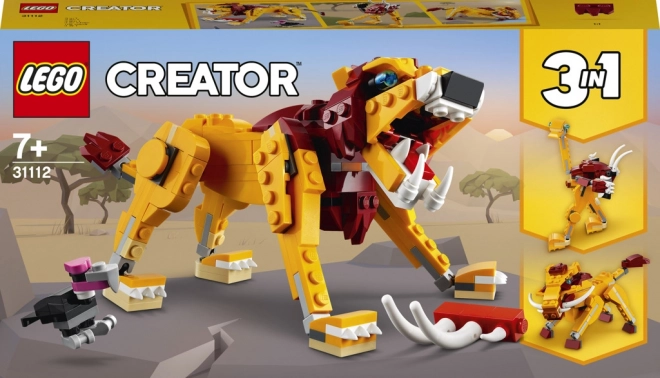 Lego creator divoký lev 3v1