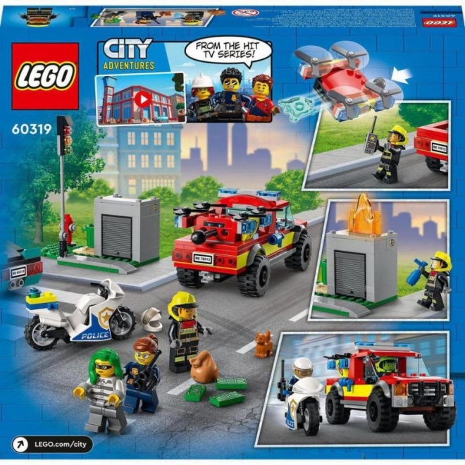 LEGO City 60319 Hasiči a policejní honička