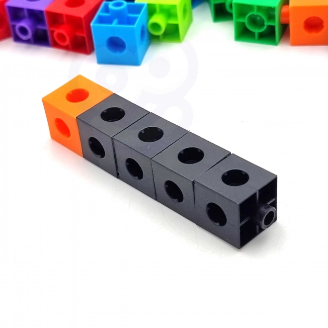 Woopie matematická stavebnice s kostkami a vzory 148 dílů