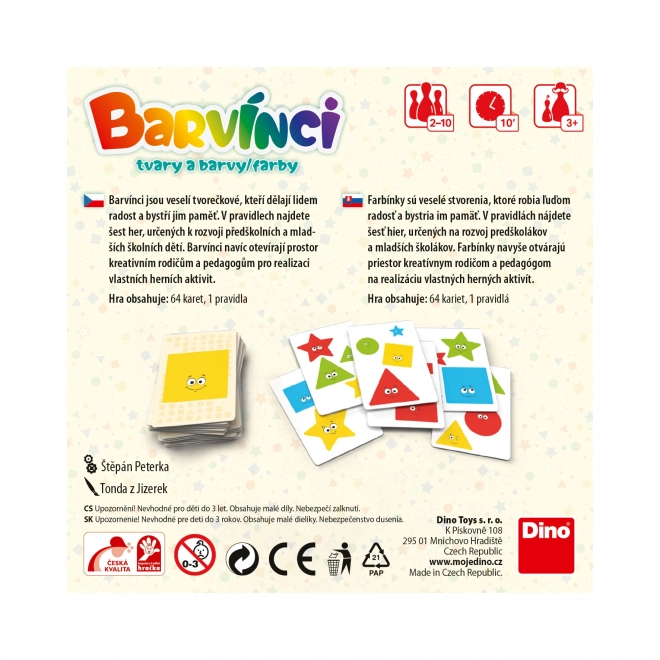 DINO Cestovní hra Barvíci