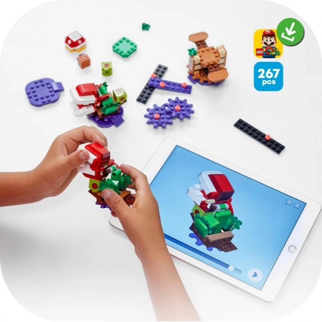 Hlavolam s Piraňovou Rostlinou - Rozšiřující Set LEGO Super Mario