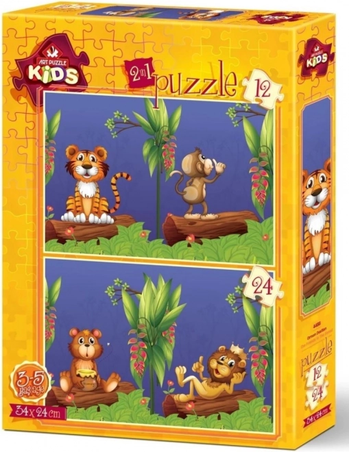Puzzle Kamarádi v přírodě