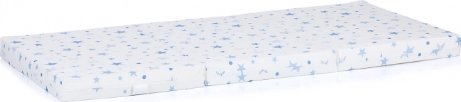 CHIPOLINO Skládací matrace 60 x 120 cm White,blue stars