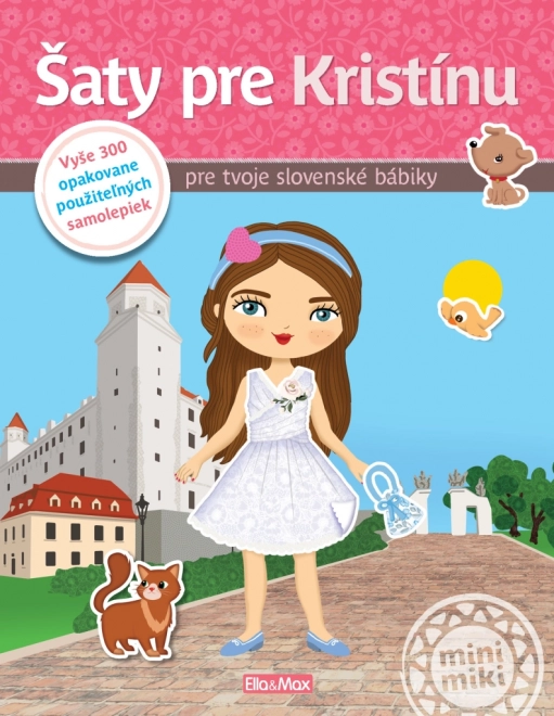 Šaty pro Kristínu – Kniha samolepek