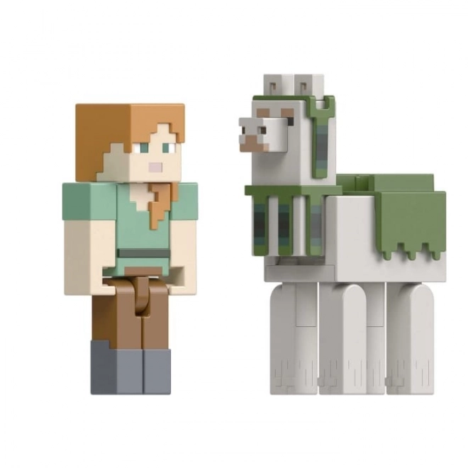 Minecraft figurky Alex a lama