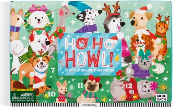 Předvánoční odpočítávání Puzzle sada 12 ks