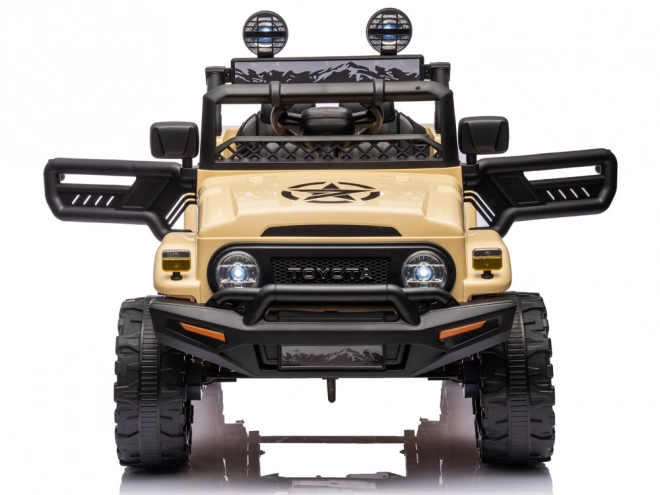 Elektrické autíčko Toyota FJ Cruiser pro děti – Béžová