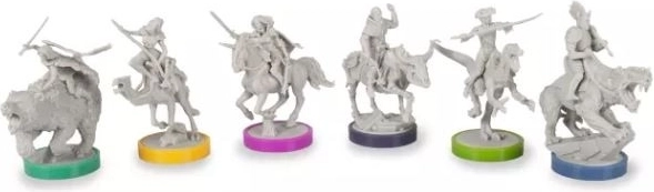 Šest detailních miniatur hrdinů