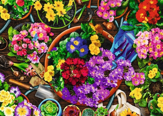 TREFL puzzle Zahradničení dvojité balení 500 dílků