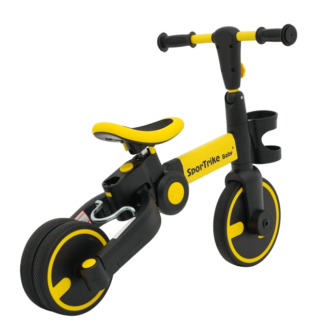 Dětské odrážedlo Happy Bike 3v1 – Žluté