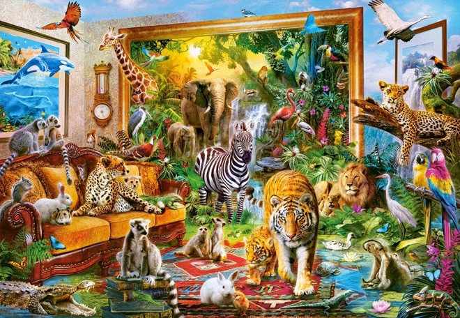 Puzzle 1000 prvků přichází do místnosti
