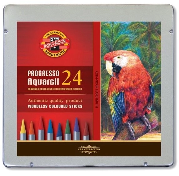 Umělecké pastelky Progresso Aquarell 24 ks