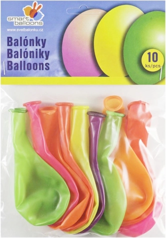 Balónky NEON 26 cm – sada 10 ks