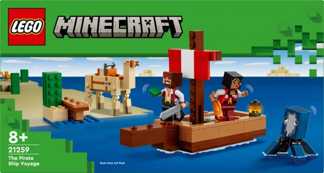 LEGO Minecraft 21259 Plavba na pirátské lodi