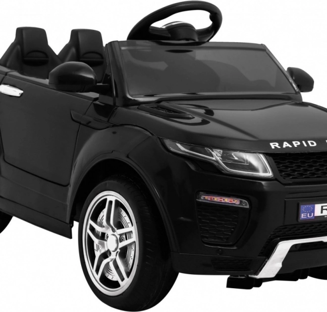 Elektrické autíčko sportovní Rapid Racer – Černé