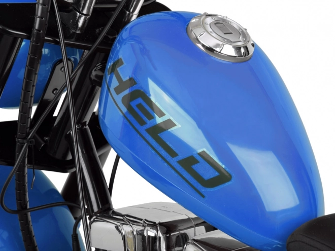 Elektrycký chopper motocykl pro děti – Modrá