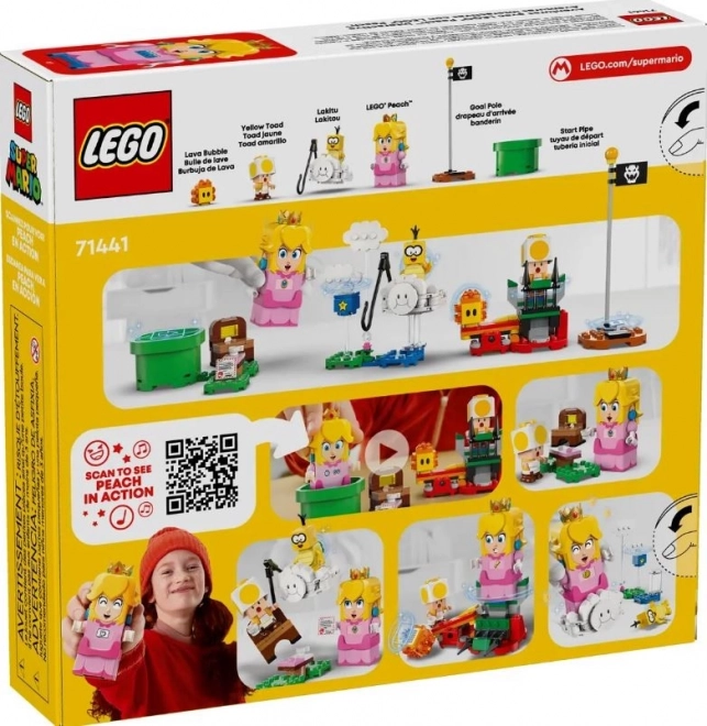 Kostičky LEGO Super Mario: Dobrodružství s interaktivní figurkou LEGO Peach