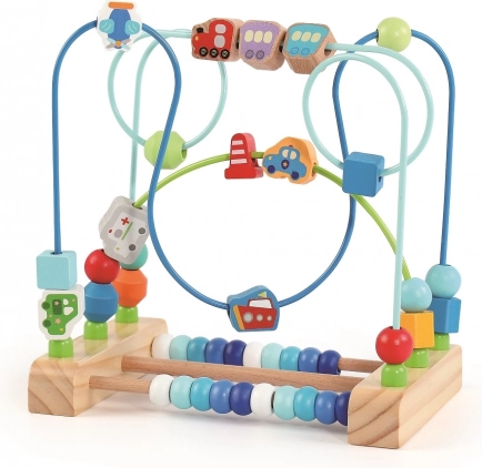 Dřevěný labyrint Doprava 2Kids Toys