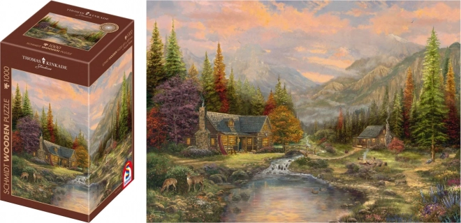Dřevěné puzzle Sierra Paradise