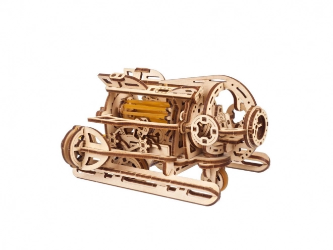 Dřevěné 3D mechanické puzzle Steampunková ponorka