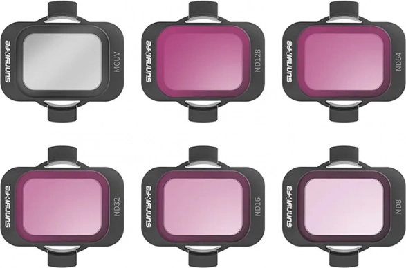 Sada filtrů Sunnylife MCUV a ND8/16/32/64/128 pro DJI Avata 2