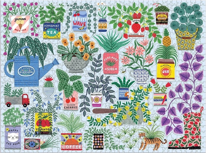 Galison Puzzle Sázení květin 1000 dílků