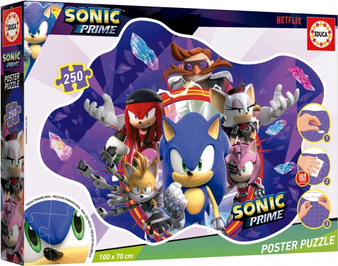 Poster puzzle Sonic Prime 250 dílků