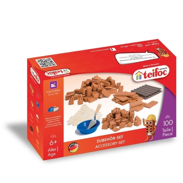 Stavebnice Teifoc Cihlová Sada 100ks