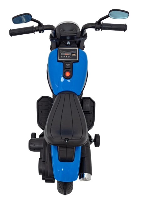 Motocikel Chopper FASTER – Modrý