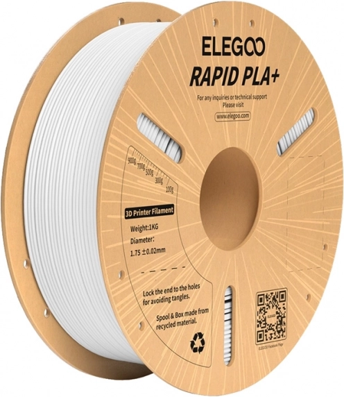 Filament ELEGOO pro rychlý tisk PLA+ bílá