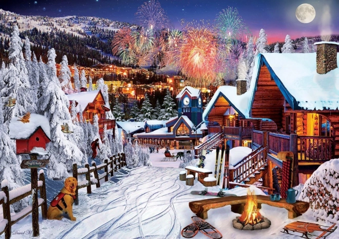 ART PUZZLE Puzzle Zimní radovánky 1000 dílků