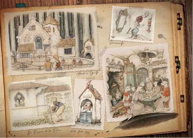 Puzzle kniha pohádek EFTELING 1000 dílků