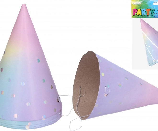 Párty kloboučky pastel
