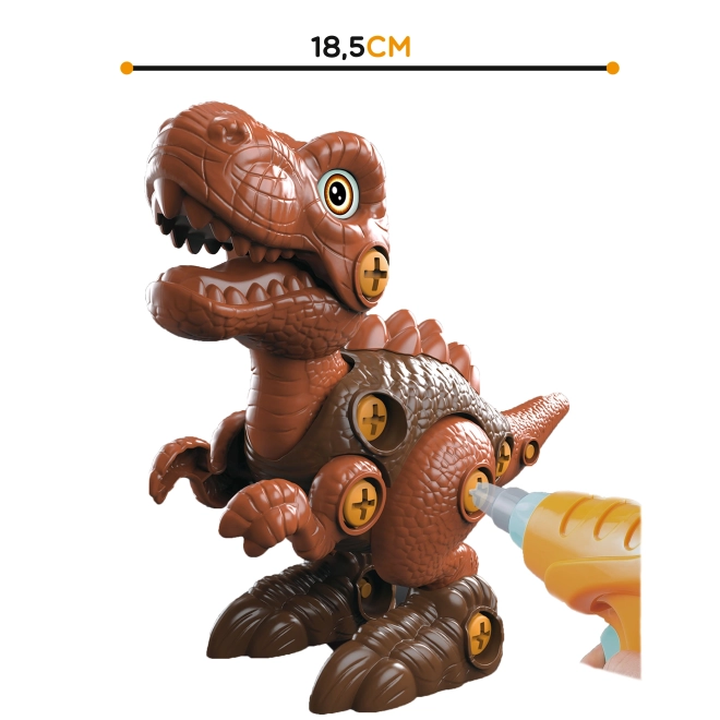 Dinosaurus ke skládání s vrtačkou 31 ks