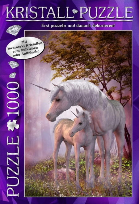 Puzzle s drahokamy Swarovski Můj vysněný svět 1000 dílků