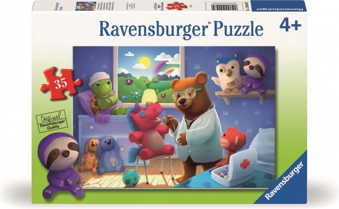 Ravensburger Puzzle Plyšová Pohotovostní Služba 35 Dílů