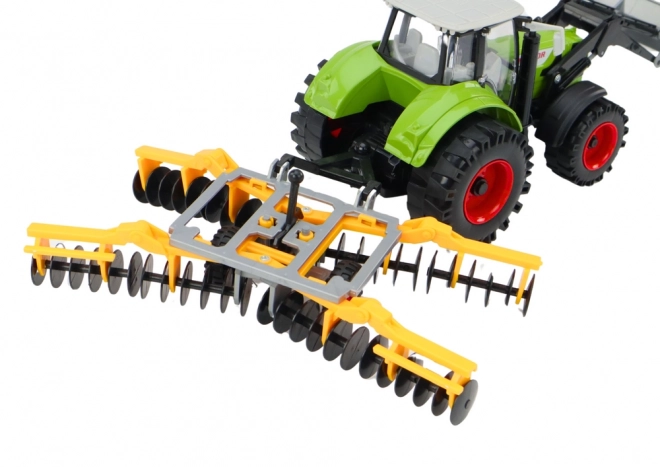 Zemědělský traktor - rypadlo s diskovou brázdou Zelený pohon