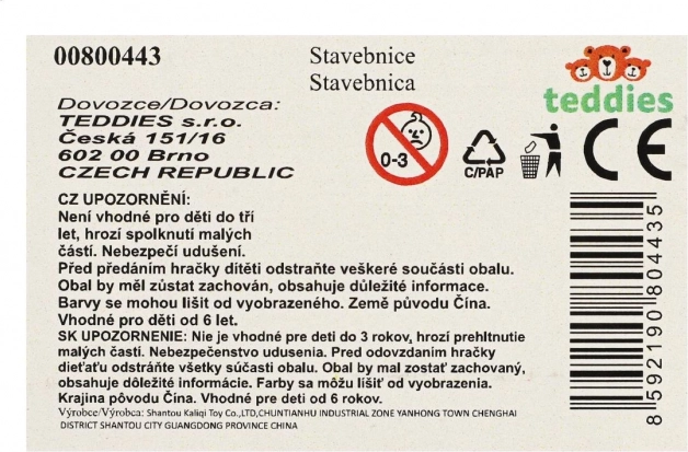 Stavebnice dopravního prostředku kov/plast