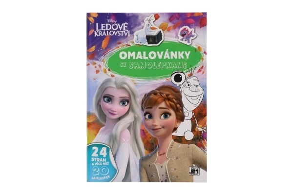 Omalovánky a samolepky Ledové království