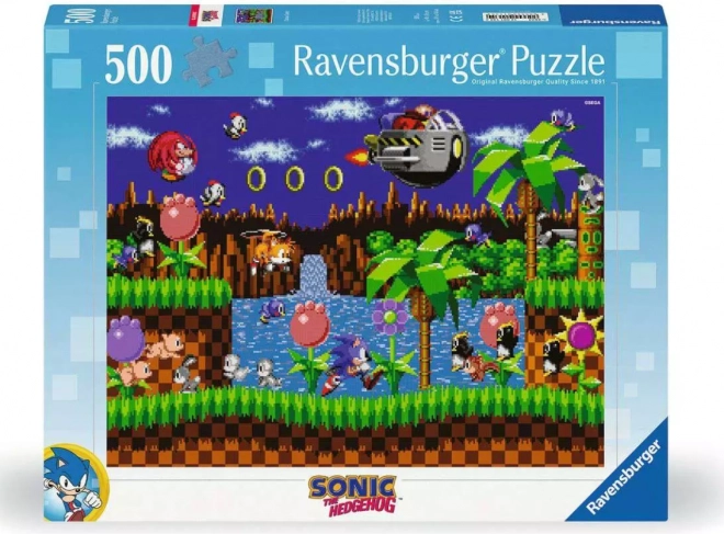 Puzzle Ježek Sonic 500 dílků