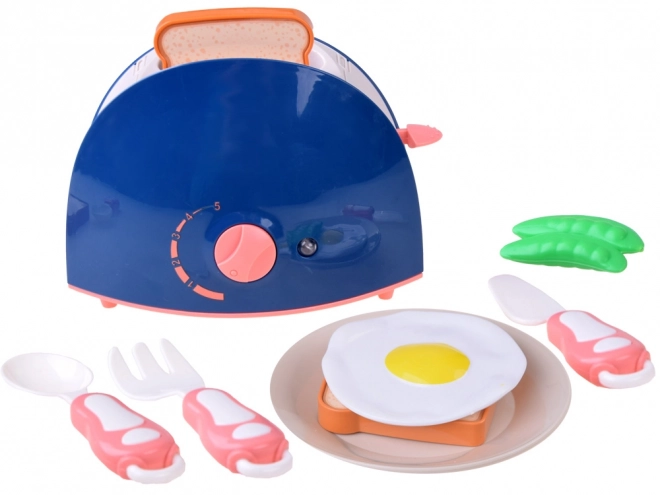 Dětský kuchyňský set s mixérem a toustovačem