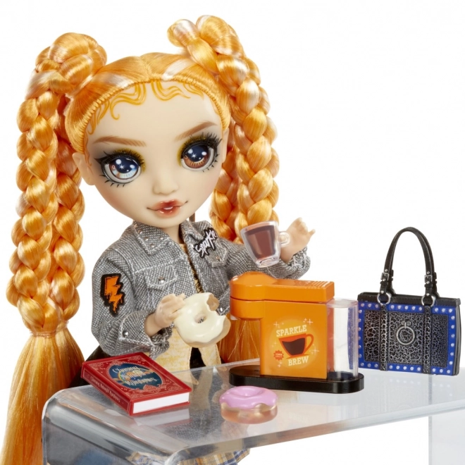 Rainbow High Sparkle & Shine Fashion panenka - Clementine (Orang