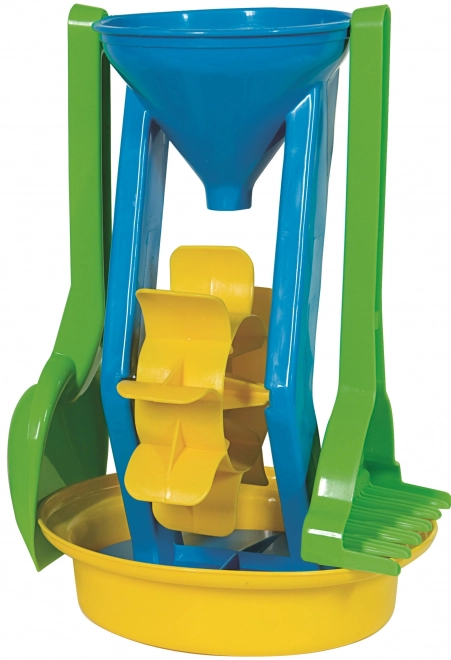 Androni Set za pesek z mlinčkom višina 26 cm – Modrá