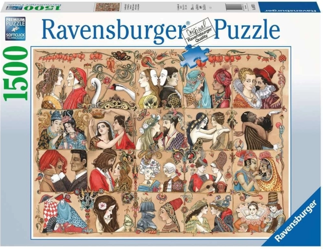 Ravensburger puzzle Love Through the Ages 1500 dílků