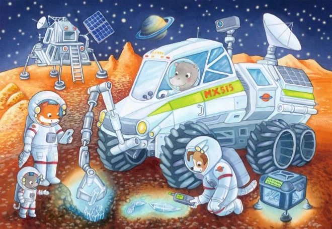 RAVENSBURGER Puzzle Cesta vesmírem 2x24 dílků