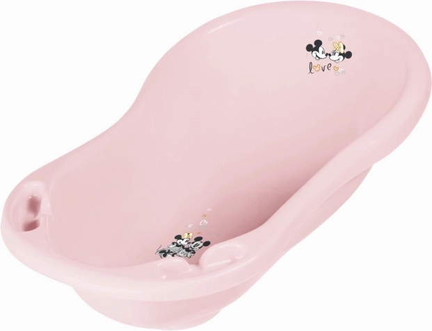 Dětská vanička Minnie se zátkou Růžová