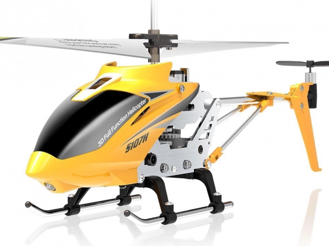 Syma Controlled Helicopter S107H na dálkové ovládání 2,4 GHz RC0544 – Žlutá