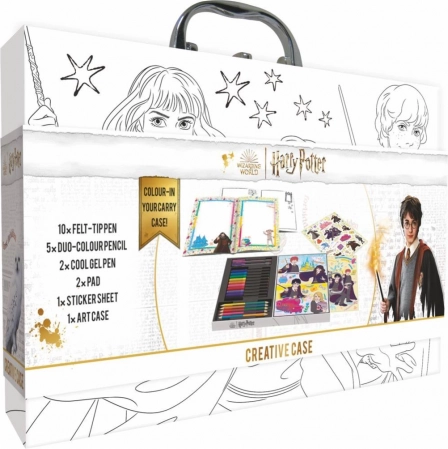 Kreativní kufřík HARRY POTTER – výtvarná sada pro děti