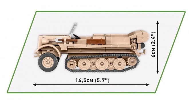 COBI 2273 II WW Sd.Kfz. 10 DEMAG, 1:35, 283 k, 1 f