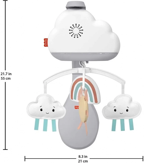 Fisher-Price Dětský kolotoč s hudbou a nočním světlem